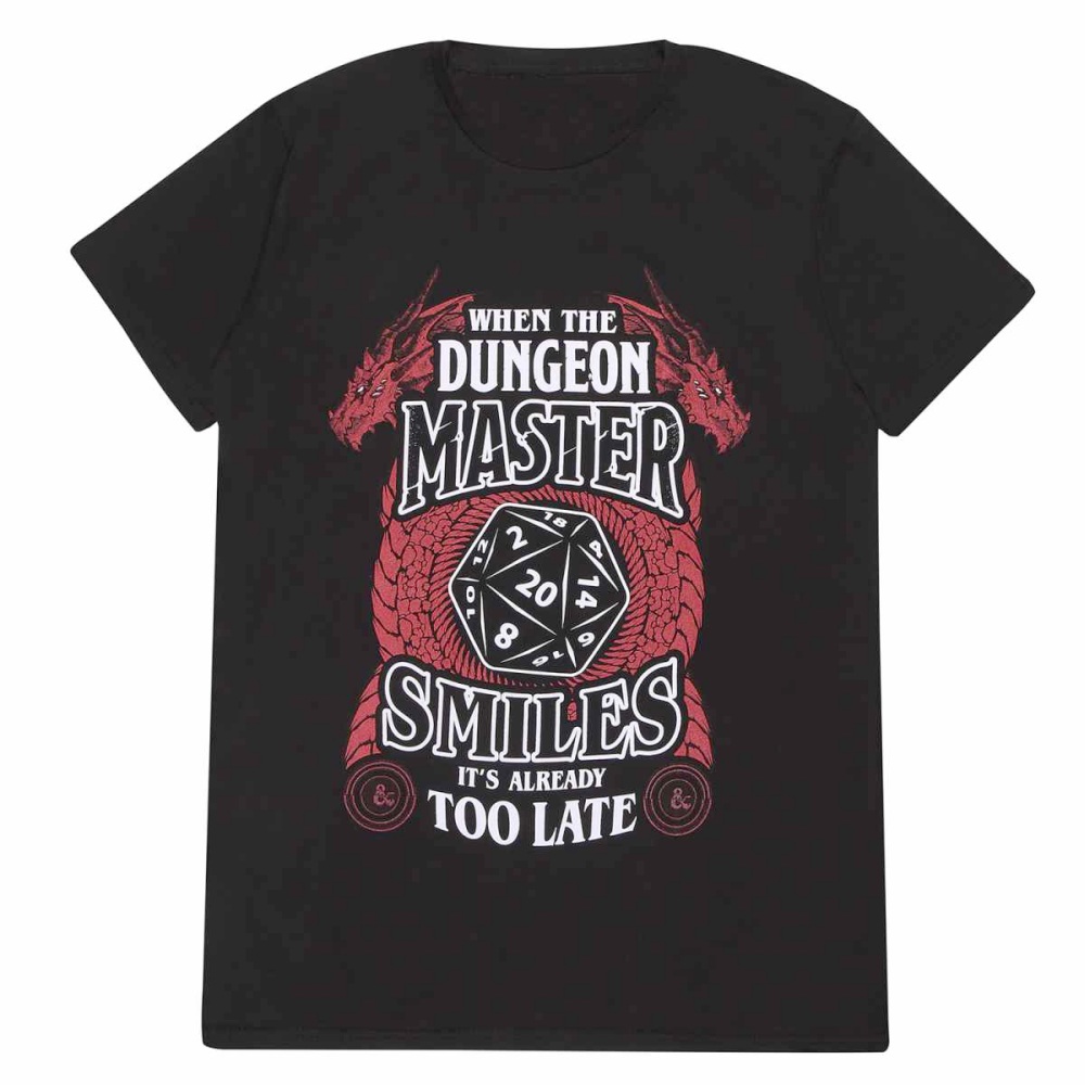 Dungeons & Dragons - When The Dungeon Master Smiles Herren T-Shirt - Schwarz